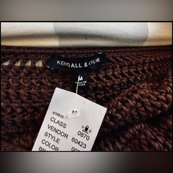 Kendall & Kylie, Pacsun, Brown, Knit, Halter, Mini Dress, Tie-Back - Picture 3 of 4